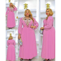 European and american export african plus size women's clothing    socialite sweet embroidered dress with belt