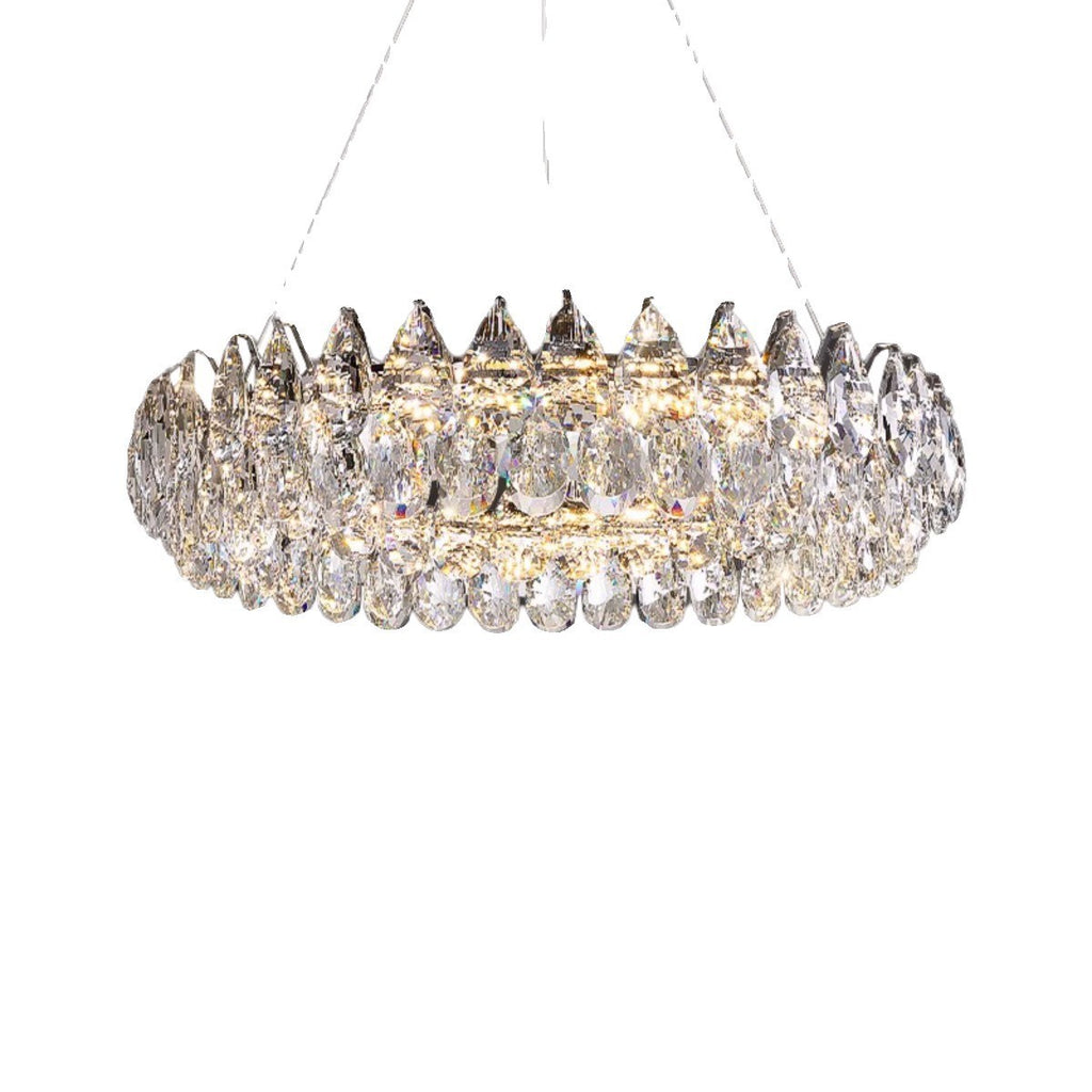 Light luxury crystal chandelier living room light modern simple atmosphere high PC and console game light bedroom new dining room light Zhongshan lighting