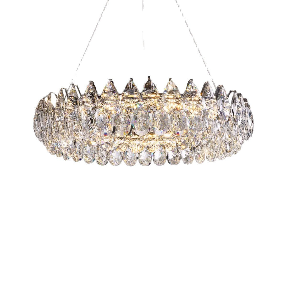 Light luxury crystal chandelier living room light modern simple atmosphere high PC and console game light bedroom new dining room light Zhongshan lighting