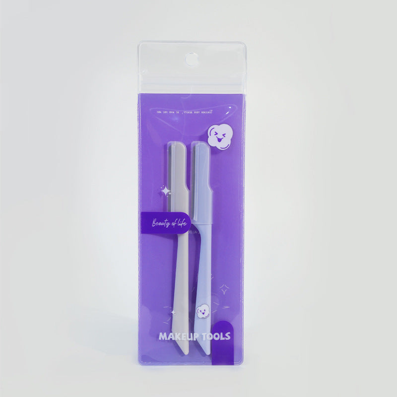 Snow belle macro stainless steel eyebrow razor 3 pack cross-border exclusive eyebrow razor beauty tools sharp eyebrow razor