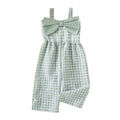 Children's clothing cross-border european and american girl suspender one-piece pants baby children's clothing suit