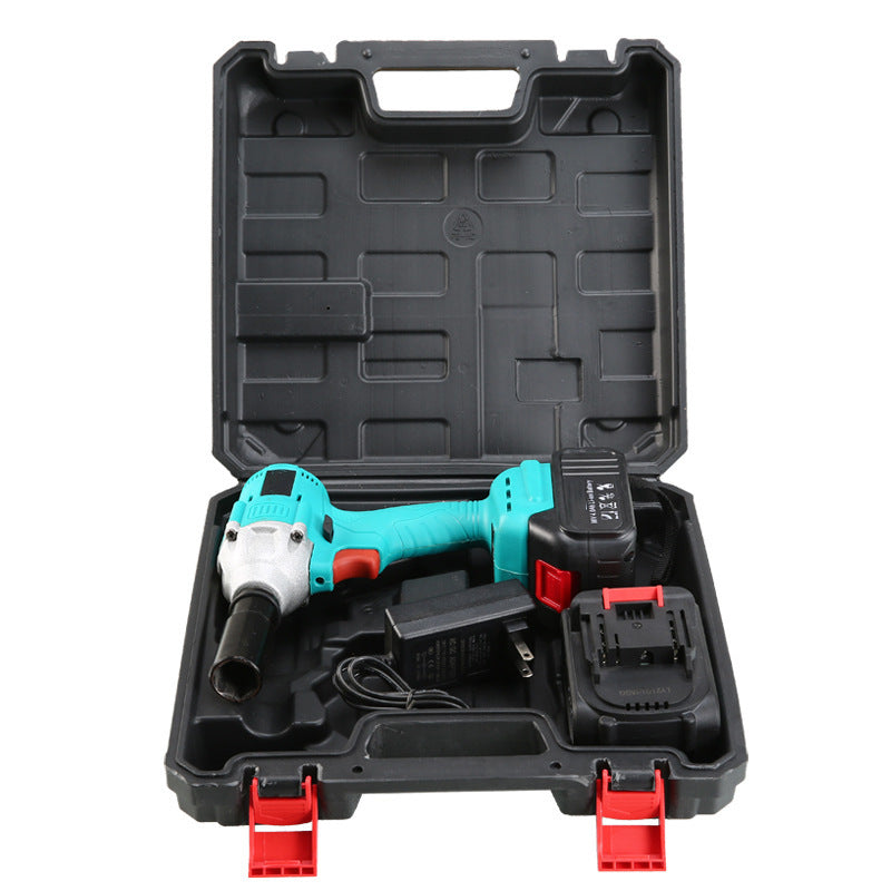 Rechargeable lithium battery wrench high torque car tire installation scaffolding wind cannon, impact electric wrench wholesale