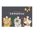 Kitchen floor mat non-slip oil-proof wipeable no-wash carpet foot pad waterproof pvc wipeable stain-resistant whole floor for home