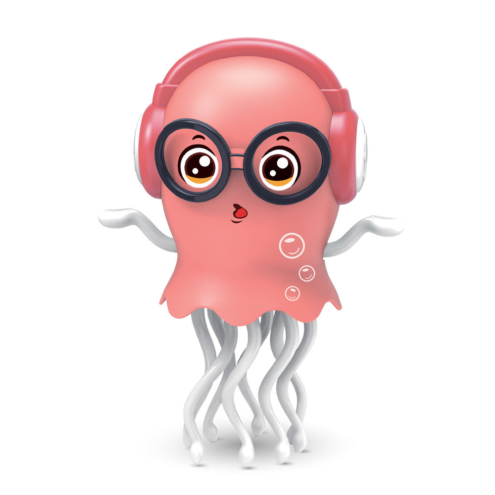 magic dancing jellyfish toys universal electric luminous self-obstacle avoidance stunt dancing octopus toys wholesale