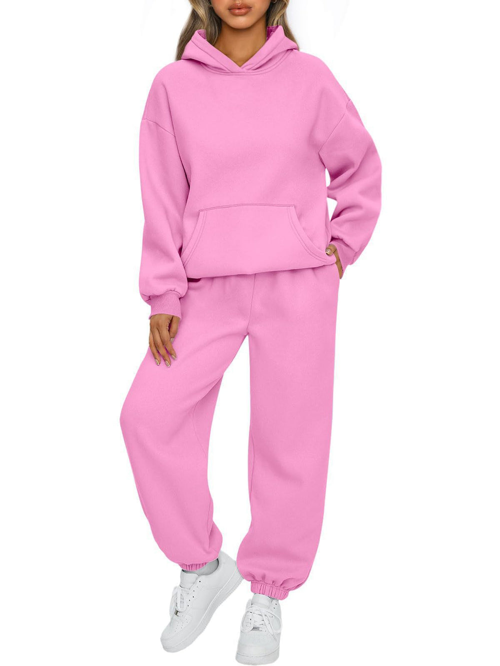 european and american export autumn/winter new  women's two-piece casual hoodie tracksuit pants set
