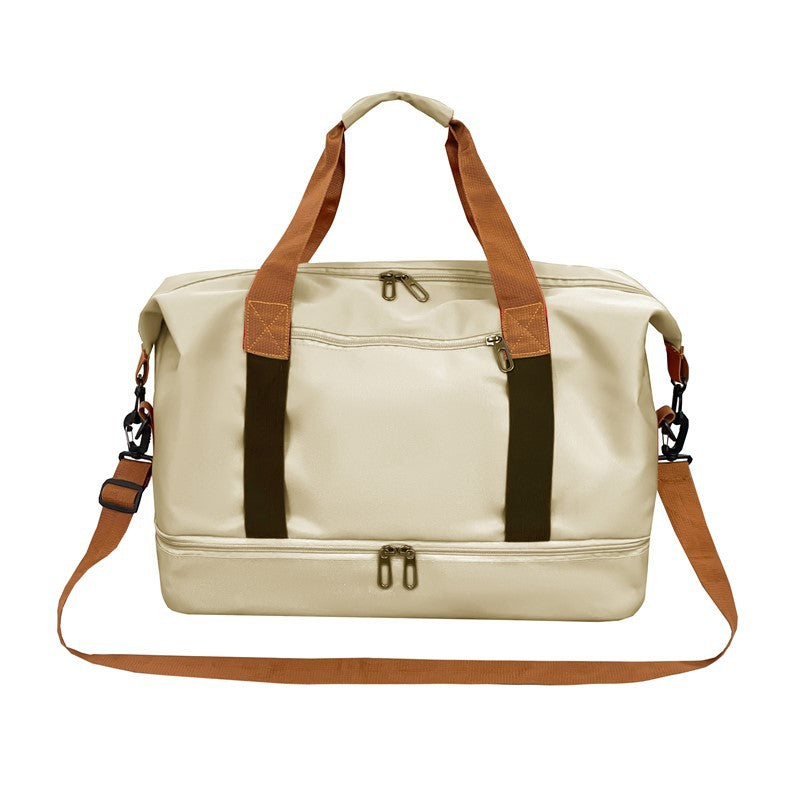 New large-capacity handbag travel bag independent storage warehouse dry and wet separation sports fitness bag custom logo