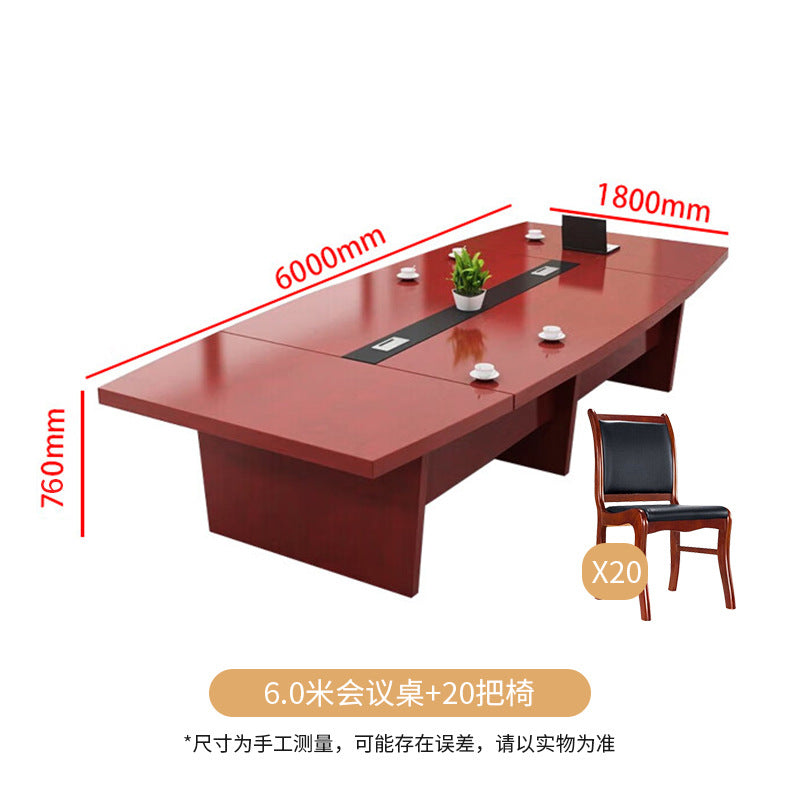 Saint li paint conference table - long table, minimalist modern oval, large conference table