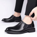 【military-grade leather shoes - premium quality】100% full grain cowhide leather, clearance sale! soft sole leather shoes for men, perfect for casual and business wear
