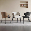 For homerestaurantscandinavian dining table and chair modern casual back chair hotel negotiation stool italian back dining chair