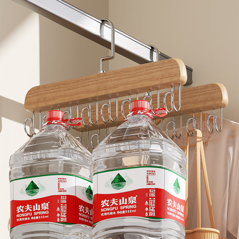 Sling hanger wooden sling hook bold bag storage multi-functional hook tie vest underwear hanger
