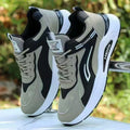 Men's spring casual shoes 2025 new leather running shoes non-slip athletic shoes men's waterproof anti-slip trendy shoes