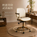 Accessible luxury solid wood armrest computer chair backrest adjustable office chair for homeretro sedentary boss chair not tired rotate chair