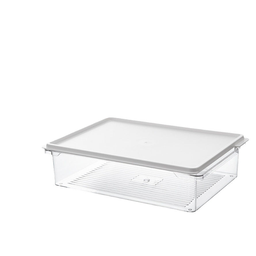 Food grade food frozen storage crisper refrigerator scene with lid transparent sealed storage box  new product