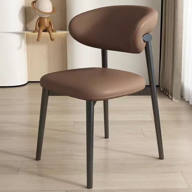 Dining chair scandinaviancasualaccessible luxury hotel back chair for home modern casual restaurant popularplaid long-sitting dining table chair