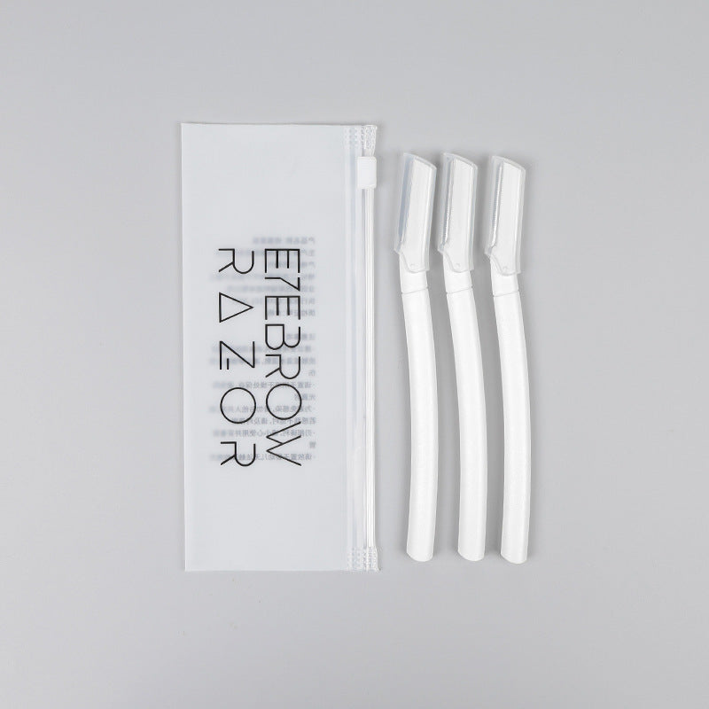 Eyebrow razor set for women - precision safety razor, beauty tool, eyebrow trimmer & scissors - wholesale from manufacturer