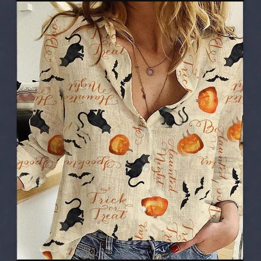 2025 new amazon fashion women's printed top/shirt - in stock, trendy & versatile