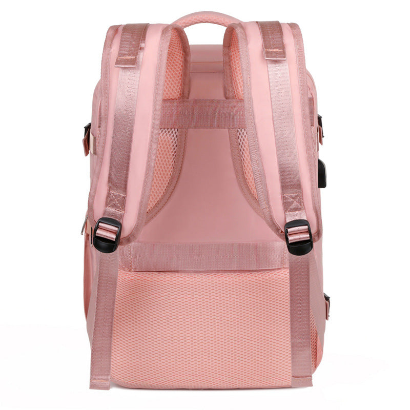 Cross-border new durable and fashionable expansion travel backpack 16-inch computer bag backpack simple commuter business backpack