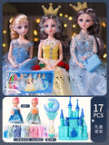 Qini dress-up doll, children's toy, realistic princess doll, extra-large set gift box, wholesale for girls