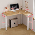 Bedroom corner desk - easy to place study table, corner office desktop computer desk, small home simple desk