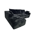 Amazon hot selling fabric sofa full sponge roll sofa l-shaped free combination lazy wholesale compression sofa