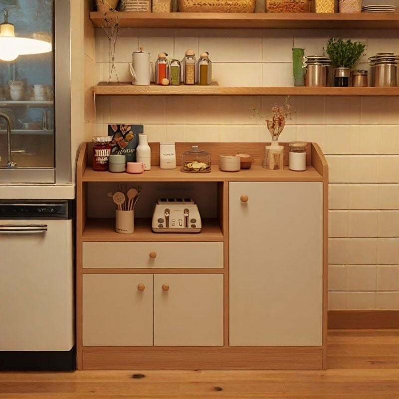 Yijiamu sideboard wall-mounted all-in-one storage cabinet cabinet living room floor-standing storage cabinet small storage cabinet tea cabinet