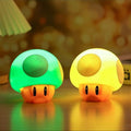 Creative nostalgic mario cute mushroom night light with sound effects, usb decorative lamp, gaming atmosphere light
