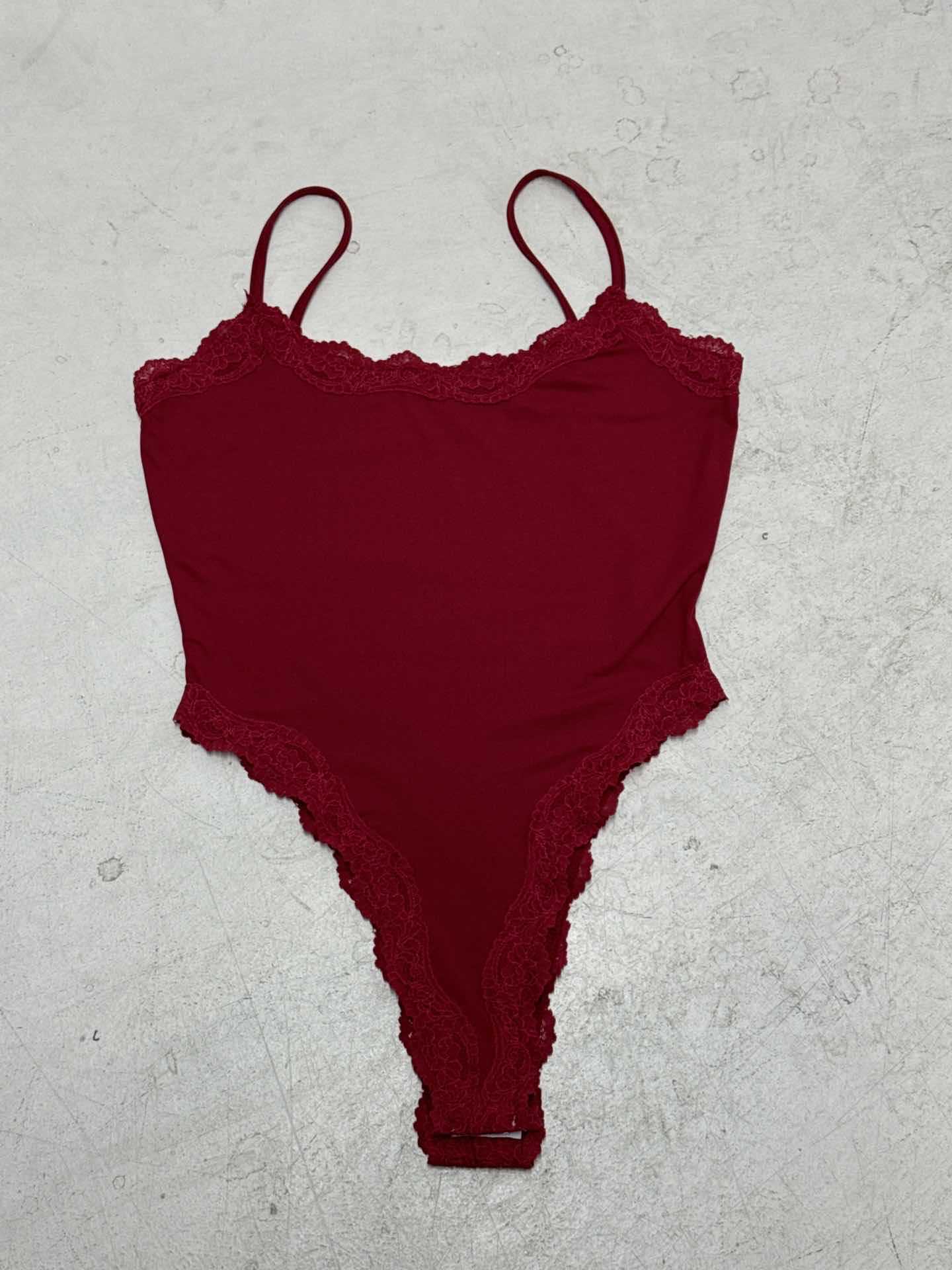 solid color basic lace splicing suspender onesie sexy base medium and long vest top women