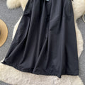 Literaryeasiest for match denim patchwork skirt for women autum lazy style casualeasiest for matchhigh waist large swing mid-length skirt