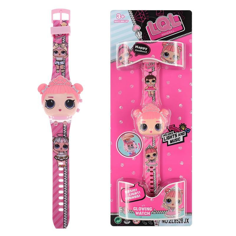 New musical light-up cartoon flip electronic watch for kids - educational toy, perfect birthday gift for preschoolers (boys & girls)