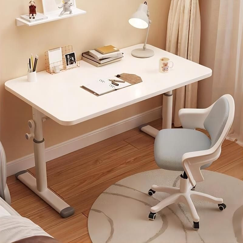 Student home writing desk, kids' study table, adjustable height computer desk, desktop office table, height-adjustable desk, writing desk
