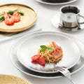 Insaccessible luxury ceramic western dinner plate retro ceramic restaurant for home shallow plate japanese ceramic good-looking dish plate