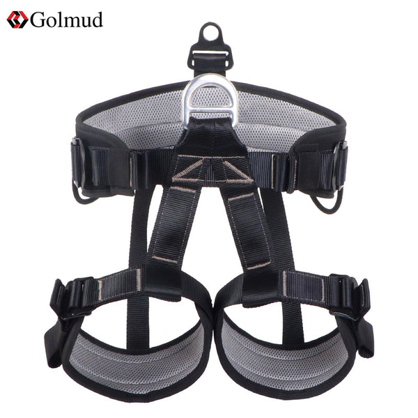 Climbing safety belt Outdoor anti-fall high-altitude safety rope Climbing equipment Half-body mountaineering safety belt 8129