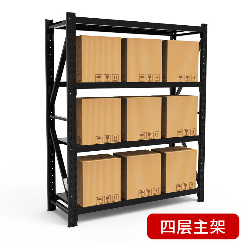 Zhejiang shelf manufacturers customize storage racks, shelves, multi-layer display racks, heavy-duty thickened storage goods, iron racks