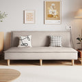 New multifunctional cat-scratch fabric foldable sofa bed - perfect for apartments, rentals, small spaces, and trendy lounging!