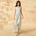 hot-selling youth dress, slimming and figure-flattering camisole dress, strapless romantic mature dress, in-stock