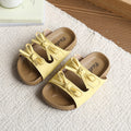 Girls' summer sandals: new thick-soled, trendy, casual kids' shoes - versatile outdoor wear with tie-up straps