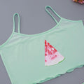 European and american style new women's loungewear set: camisole top and shorts pajamas with watermelon print - cute and trendy