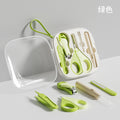 New lanyard edition - green [upgraded soft hair illuminated ear spoon]