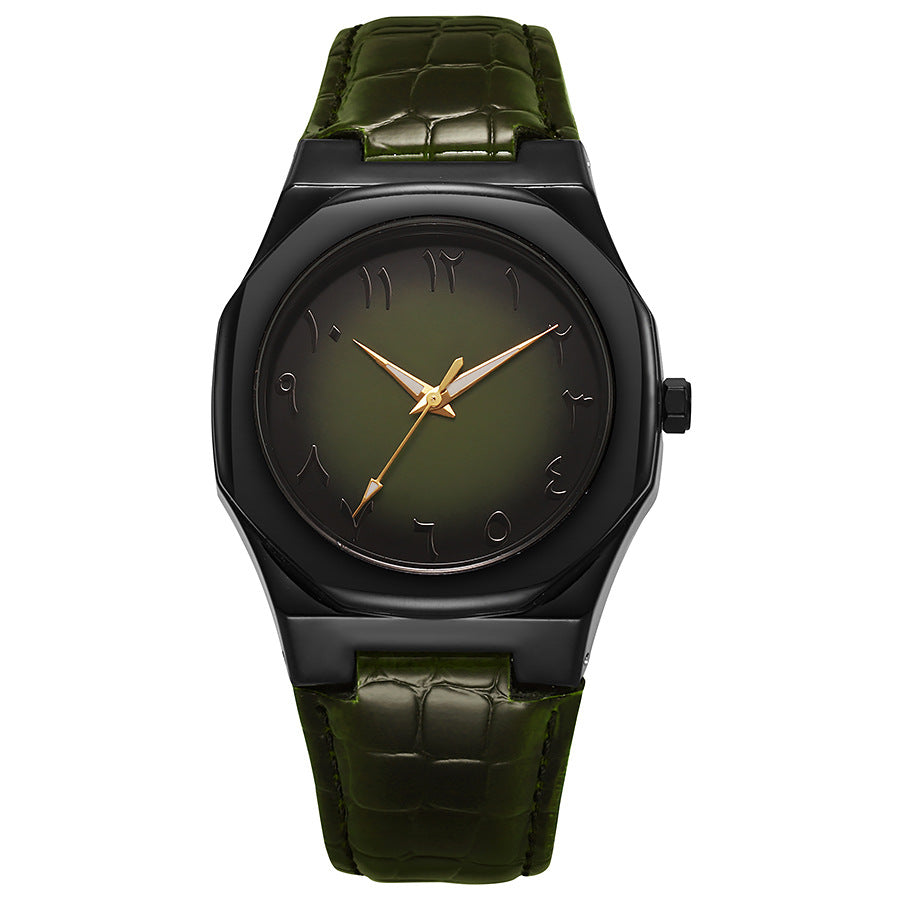 2025 cross-border e-commerce hot-selling arabic & southeast asian/middle eastern men's quartz wristwatches - wholesale