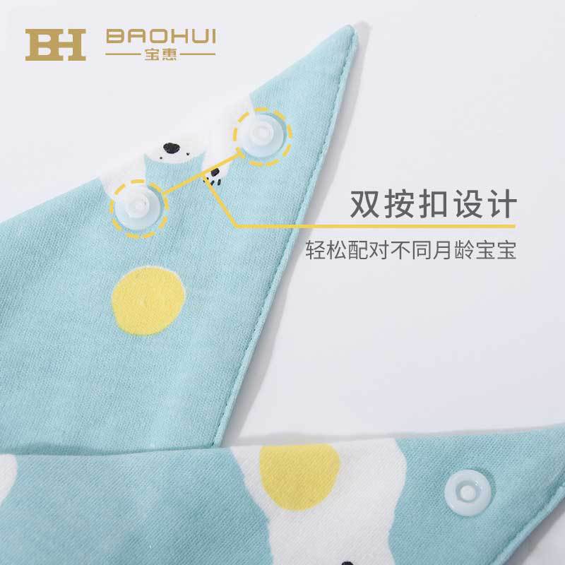 Baby bibs saliva towel newborn baby spring summer thin triangular bibs headscarf k-style western style