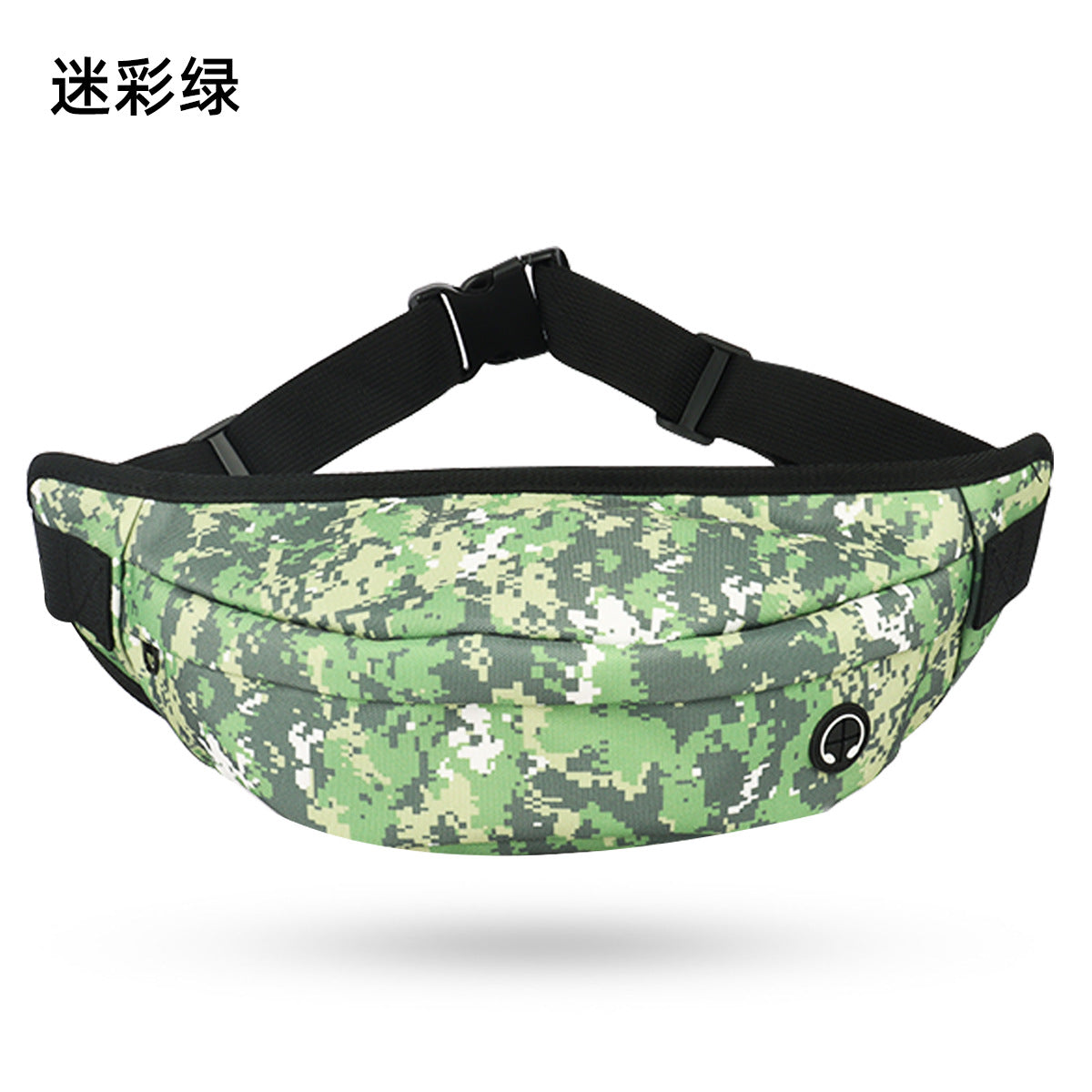 Foreign trade men's outdoor sports messenger bag, multi-functional waterproof mobile phone breast bag, nylon shoulder fanny pack for work