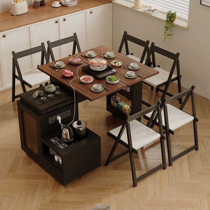 Modern minimalist tea table sintered stone coffee table living room home tea table multifunctional tea brewing table balcony tea table and chairs