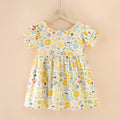 Yellow floral dress