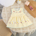Baby dress girls' summer vest dress girls' dress summer baby dress western style princess dress suspender skirt