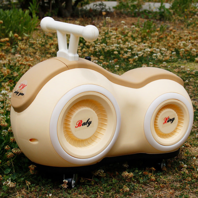 Peanut car twist car 1-3 years old baby boy and girl one year old gift anti-side fall rocking car