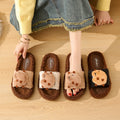 Cute capybara slippers - new autumn/winter collection: stylish, warm, and cozy fuzzy cotton slippers for indoor and outdoor wear