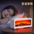 artificial flame fireplace aromatherapy machine small for home ultrasonic intelligent remote control large fog volume silent humidifier