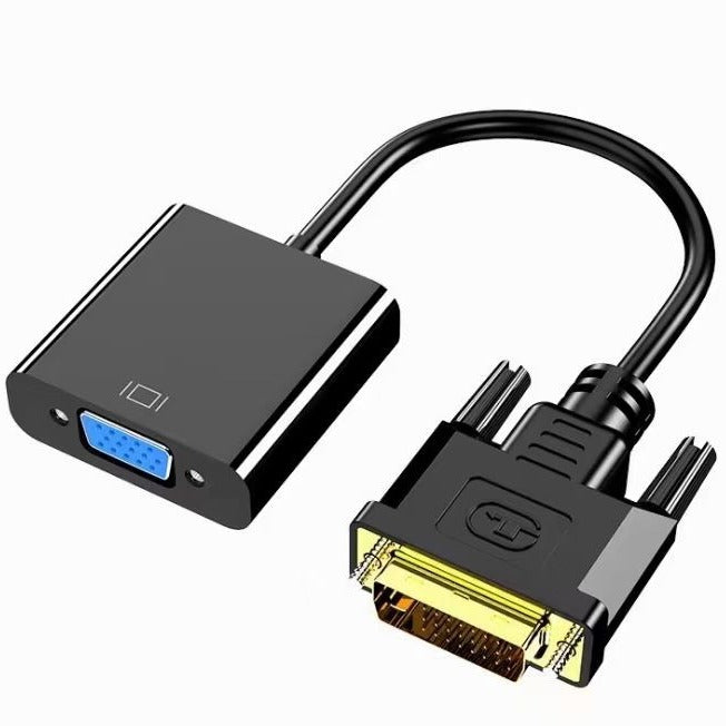 Dvi to vga converter with chip, multi-interface computer connection cable, 1080p monitor graphics card high-definition transmission