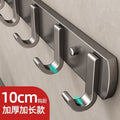 Hook without punching, strong load-bearing adhesive wall entrance door coat hook bathroom towel rack kitchen door back hook