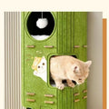Accessible luxury multi-layer pet all year round drill hole all-in-one cat tree hole winter double-layer scratching board closed neutral cat house